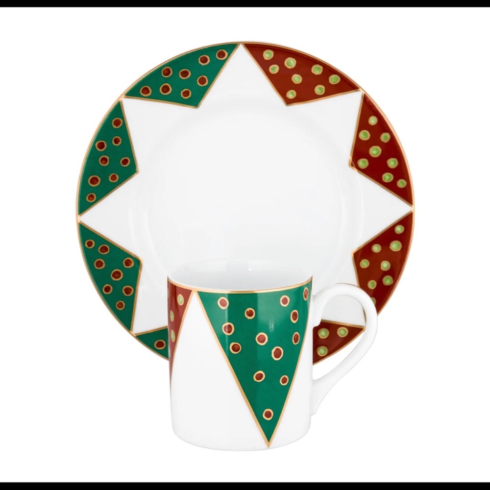 TIFFANY & CO HARLEQUIN MUG & SALAD PLATE